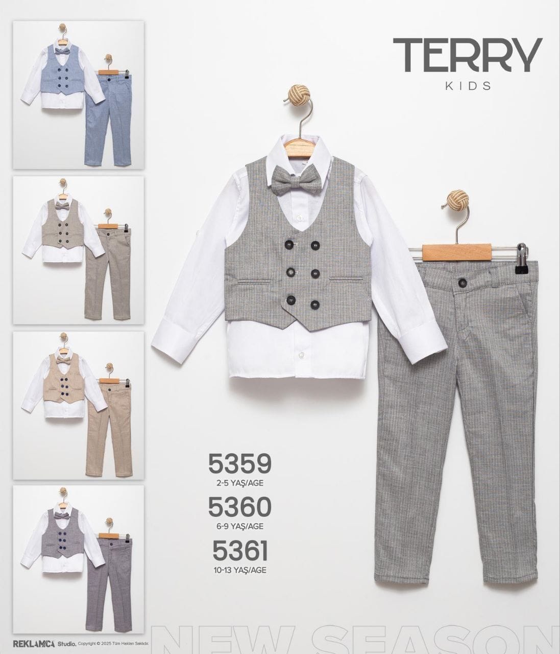 Terry Kids YELEKLİ TAKIM